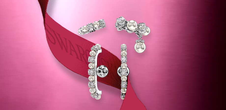 Earrings and Cuffs with Pearls