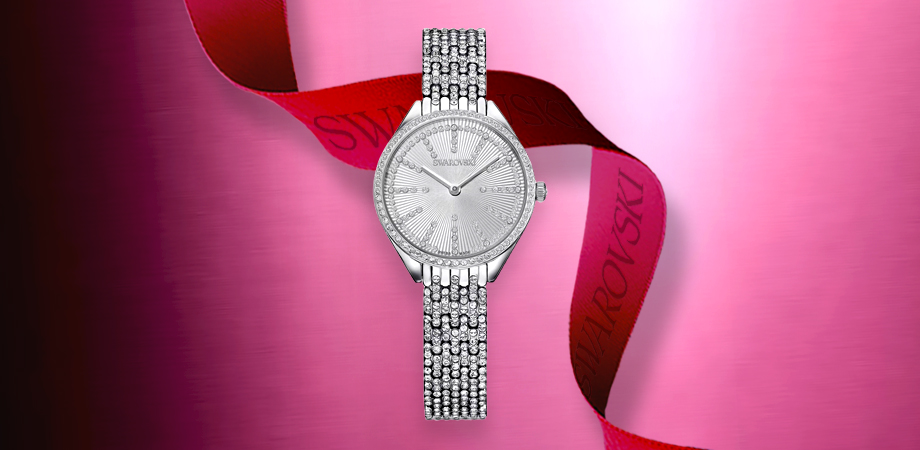 Fashion Watch Adorned with Swarovski Crystals
