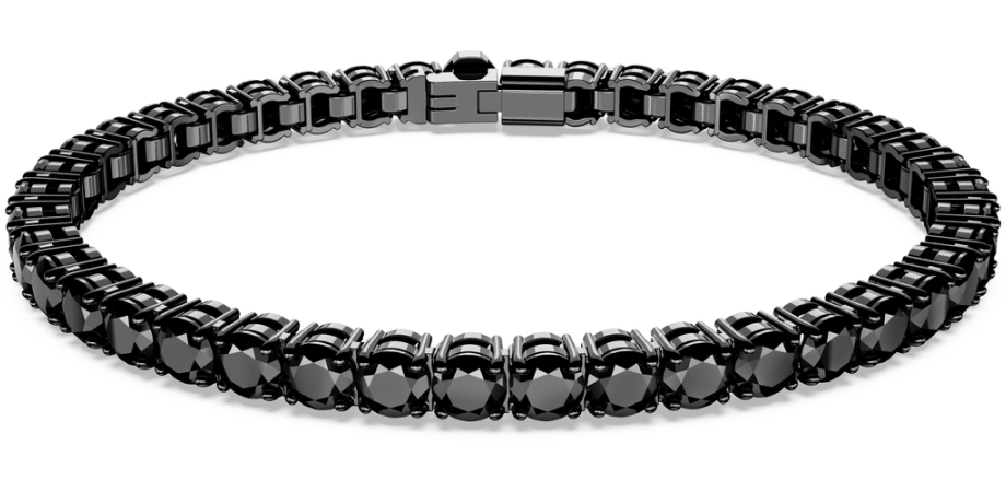 Bracelet with Jet-Black Stones