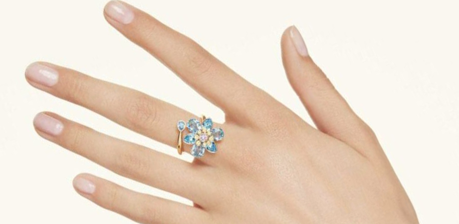 Ring with Floral Motifs