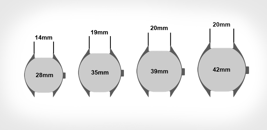 For a 36 mm case, the optimal strap width is 18 mm.