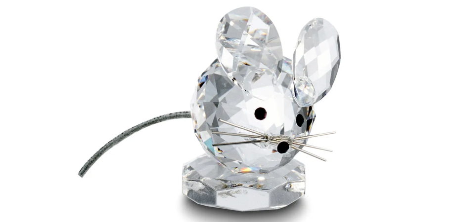 maža pelė — Swarovski krištolinė figūrėlė