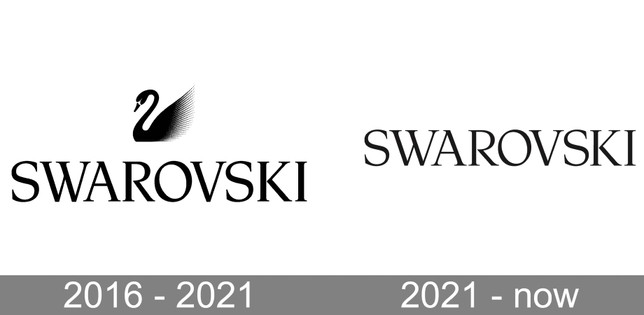 Senasis ir atnaujintas Swarovski logotipas 2