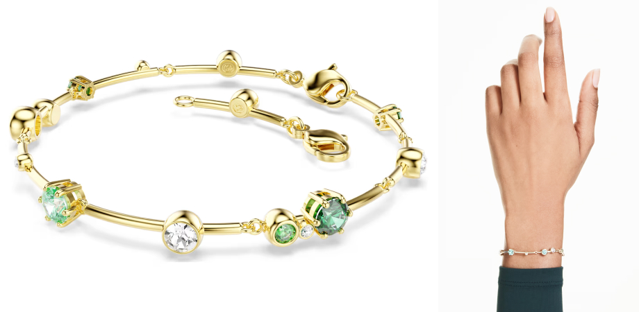 Swarovski Constella stones seem to defy gravity