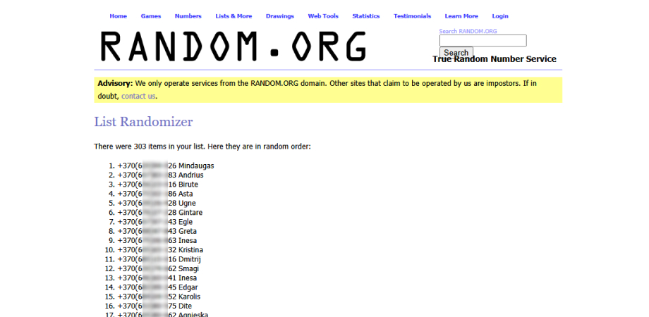 Swarovski Contest Results!