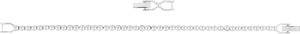 Apyrankė Swarovski Imber Emily Tennis1808960